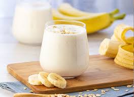 Banana with milk